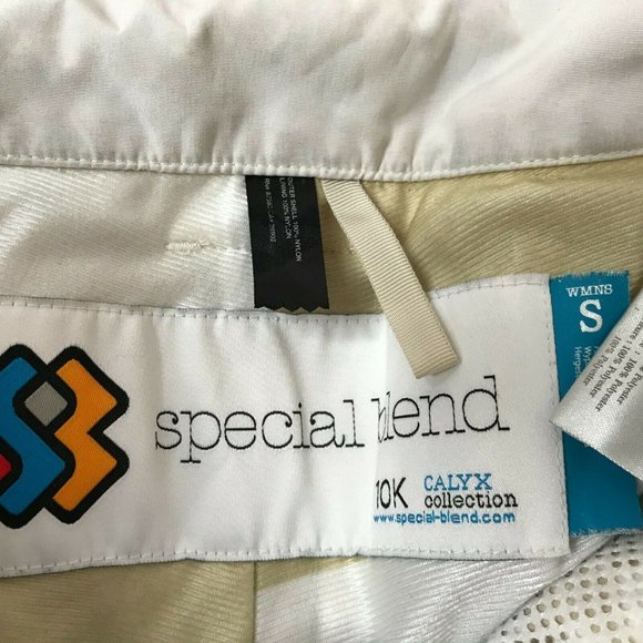 SPECIAL BLEND Snowboard Pants Brown Floral Women's - Picture 3 of 11